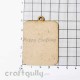 MDF Keychains #2 - 55mm Rectangle - Pack of 5