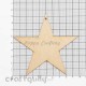 MDF Blank Designer Shapes 100mm - Star - Pack of 1