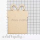 MDF Blank Designer Shapes 100mm - Gift - Pack of 1