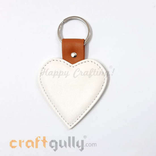 PVC Blanks - Keychains Heart - Pack of 1