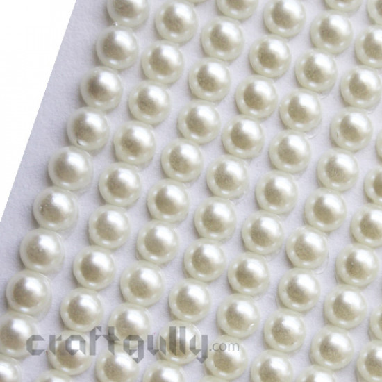 Pearl Stick-ons 5mm Pearl Stick-ons 5mm