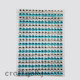 Rhinestone Stick-ons - Blue and Silver