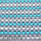 Rhinestone Stick-ons - Blue and Silver