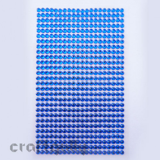 Rhinestone Stick-ons 4mm - Royal Blue