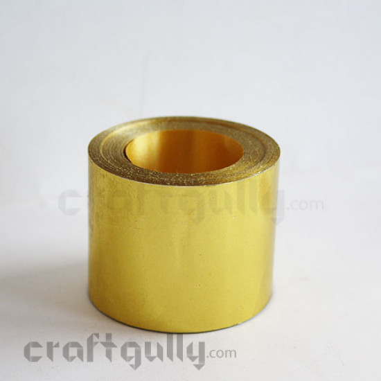 Curly Ribbon - 36mm - Golden