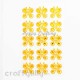 Stick-ons - Butterfly 25mm - Golden Yellow - Pack of 15