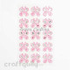 Stick-ons - Butterfly 25mm - Baby Pink & White - Pack of 15