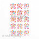 Stick-ons - Butterfly 25mm - Multi Color - Pack of 15