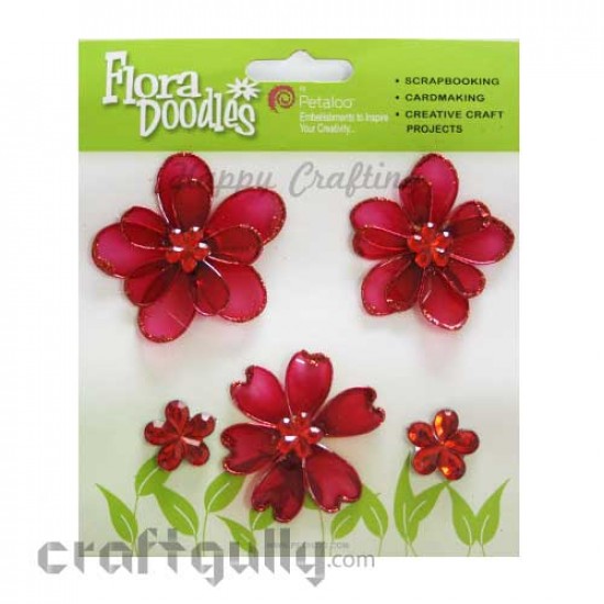 Petaloo Flora Doodles Mini Candies - Dark Pink