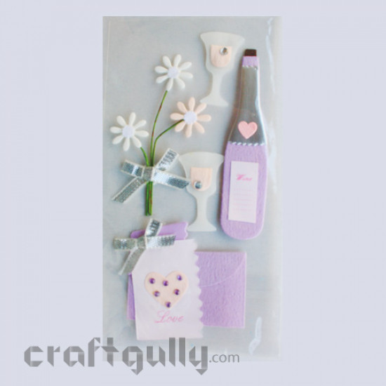 Paper 3D Stickers - Celebration