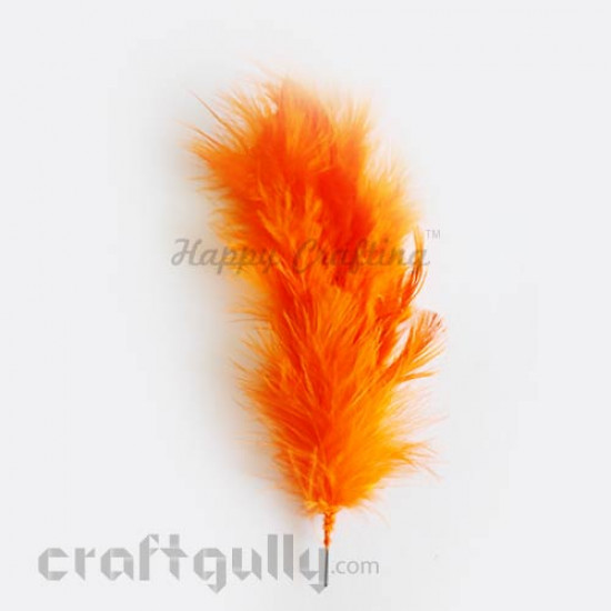 Feathers 150mm - Orange - Pack of 1