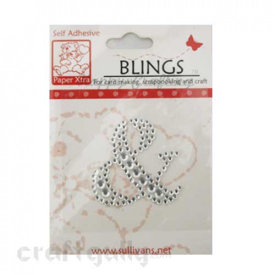 Rhinestone Stick-ons - Alphabets / Letters - & Rhinestone Stick-ons - Alphabets / Letters - &