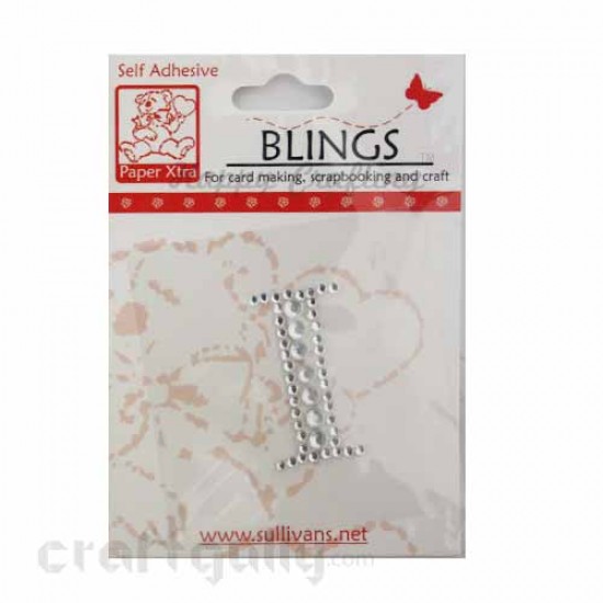 Rhinestone Stick-ons - Alphabets / Letters - I