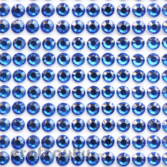Rhinestone Stick-ons 6mm - Royal Blue