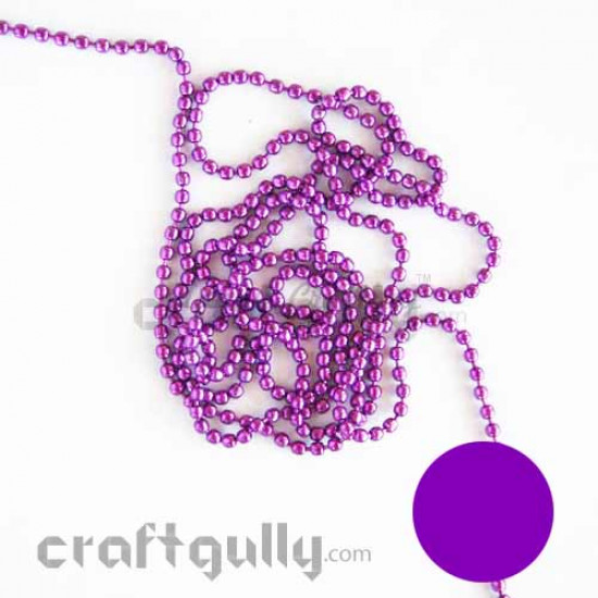 Ball Chains 1mm - Lavender - 9 Feet