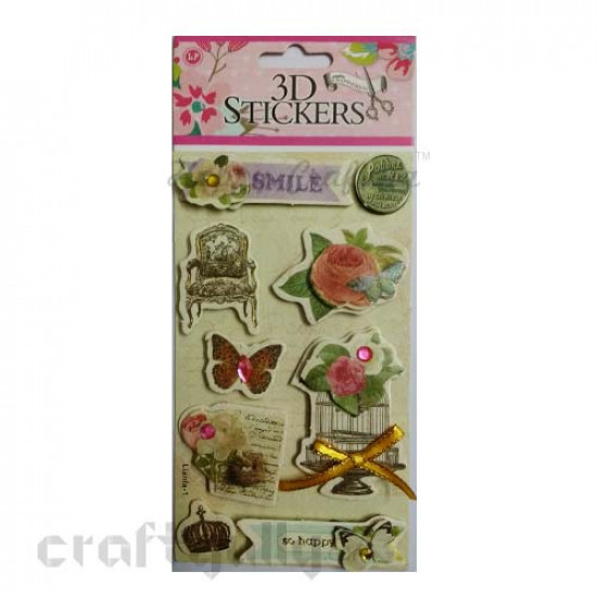 3D Paper Stickers #8