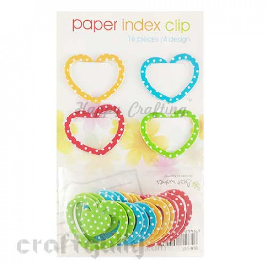 Paper Clips #1 - Heart - Pack of 16