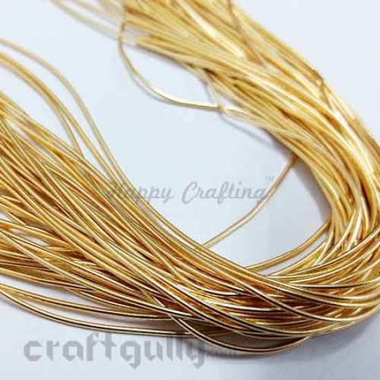 Zardosi Thread 0.5mm - Golden #2 - 36inches