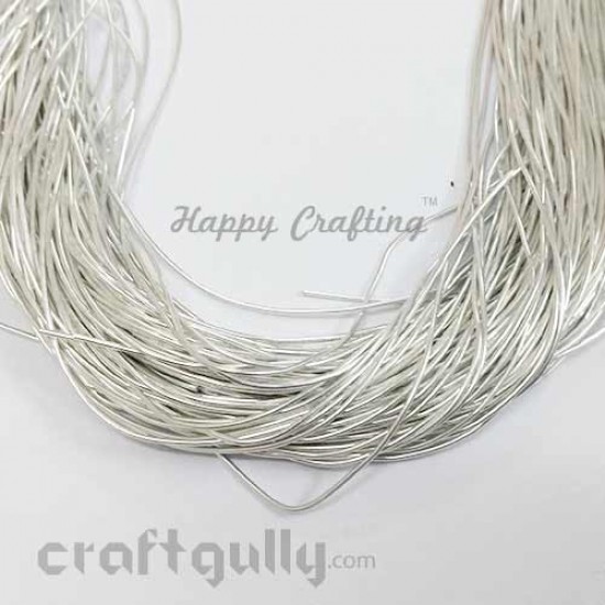 Zardosi Thread 0.5mm - Silver - 36inches