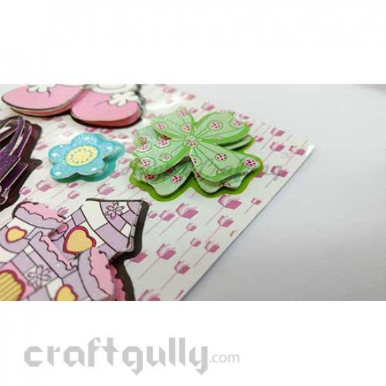 3D Paper Stickers #17