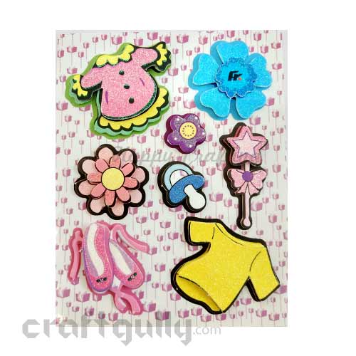 3D Paper Stickers #18