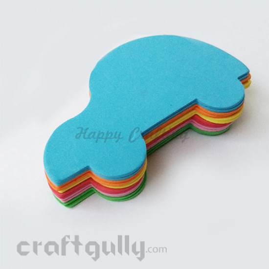 Foam Shapes 125mm - Car - Assorted - Pack of 18 Foam Shapes 125mm - Car - Assorted - Pack of 18
