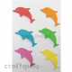 Foam Shapes 115mm - Dolphin - Assorted - Pack of 18