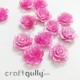 Resin Rose 24mm - Dual Tone Rose Pink - Pack of 1