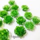 Resin Rose 24mm - Dual Tone Green - Pack of 1