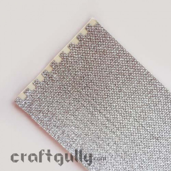 Ribbon - Stick-on - Silver - 18 Strips