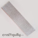 Ribbon - Stick-on - Silver - 18 Strips