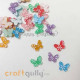 Flatback Acrylic 9mm Butterfly - Design #4 - Random Assorted - Pack of 30