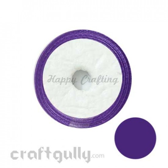 Satin Ribbons 1 inch - Lavender - 8 meters