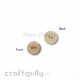 MDF Buttons #1 - 15mm Round - 6 Buttons