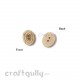 MDF Buttons #5 - 15mm Oval - 6 Buttons