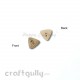 MDF Buttons #11 - 14mm Triangle - 6 Buttons