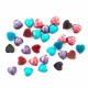 Flatbacks 10mm - Heart Faceted - Ass. - Pack of 30