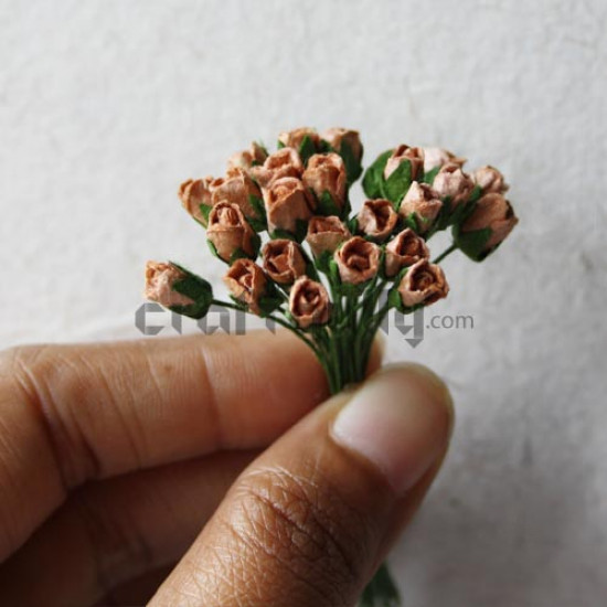 Paper Roses - Mini25 - Light Brown
