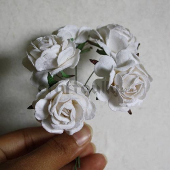 Paper Roses - Small5 - White