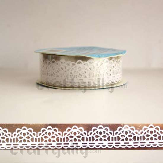 Lace Tape #1 - White Flower