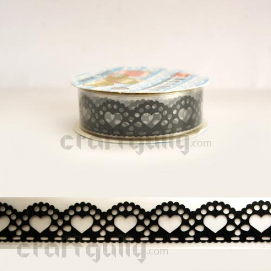 Lace Tape #2 - Black Heart