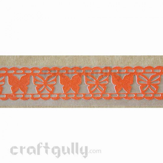 Lace Tape - Butterflies - Orange