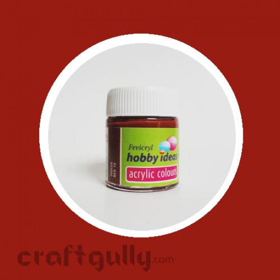 Acrylic Colors - Indian Red (15ml)