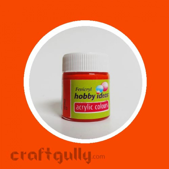 Acrylic Colors - Orange (15ml)