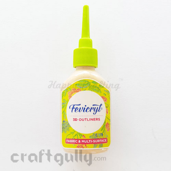 Fevicryl 3D Outliner - Pearl Metallic Gold