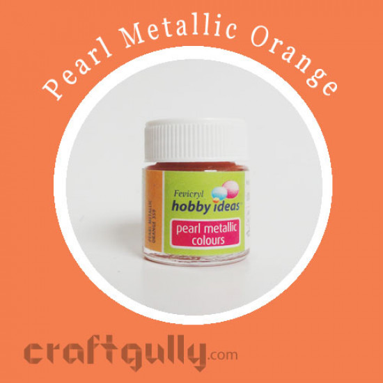 Pearl Metallic Colors - Orange (10ml)
