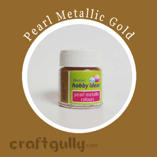 Pearl Metallic Colors - Gold (10ml)