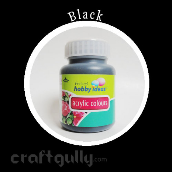 Acrylic Colors - Black (100ml)