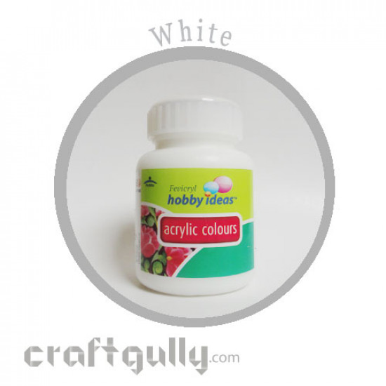 Acrylic Colors - White (100ml)