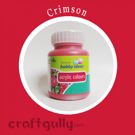 Acrylic Colors - Crimson (100ml)